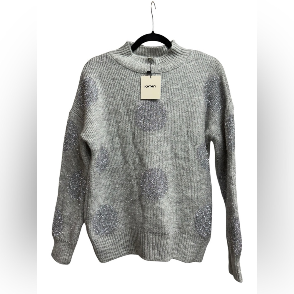 NWT Koton Oversized Shimmery Sweater